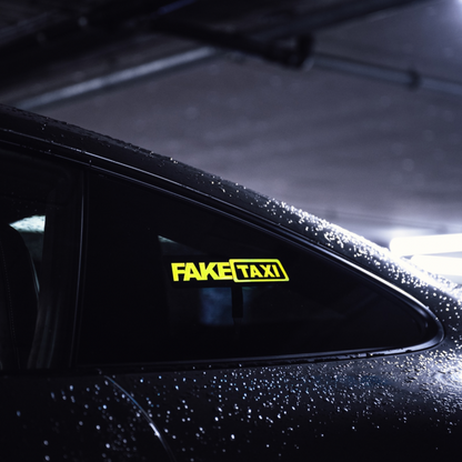 FakeTaxi led sticker
