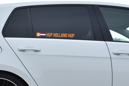 Oranje rally sticker