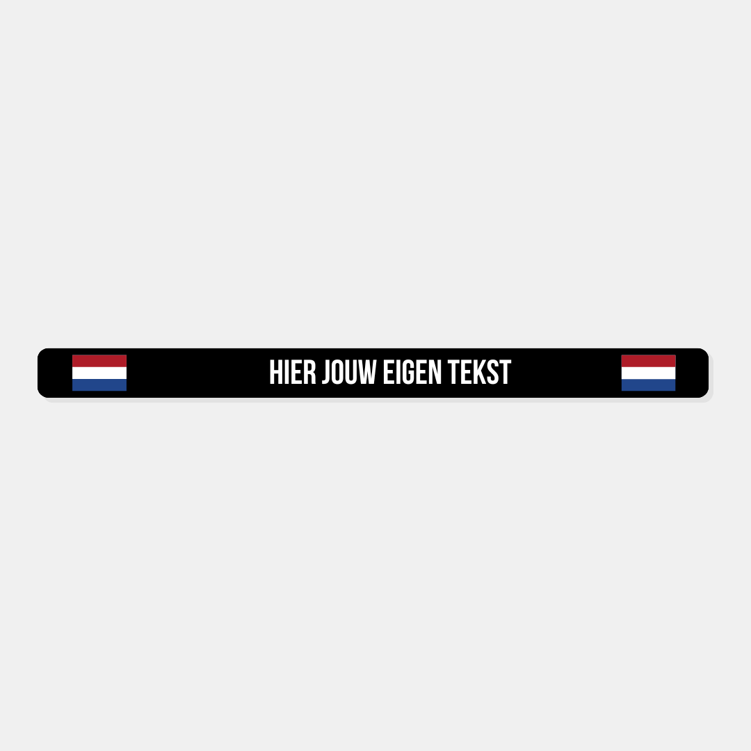 Kentekensticker vlag | Keuze uit diverse vlaggen!