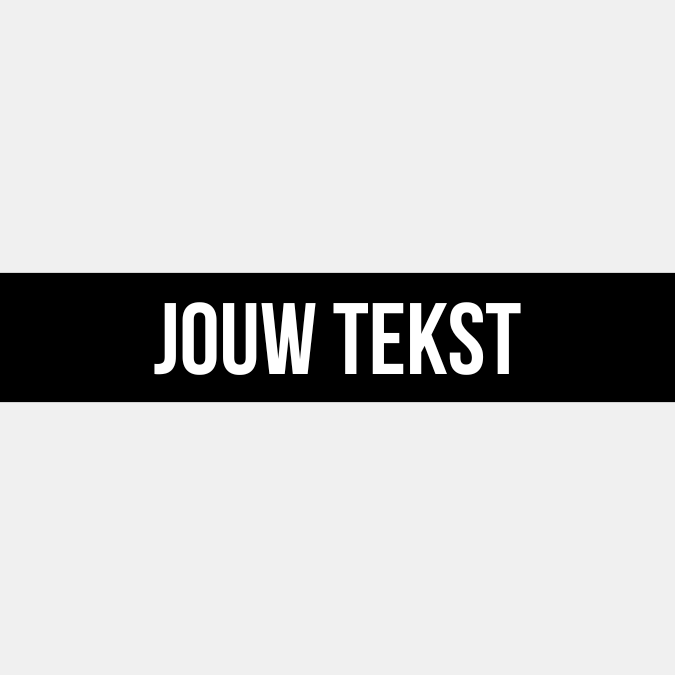 Raamband | Met jouw eigen tekst!